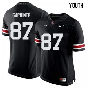 Youth Ohio State Buckeyes #87 Ellijah Gardiner Black Nike NCAA College Football Jersey On Sale DYC0744MR